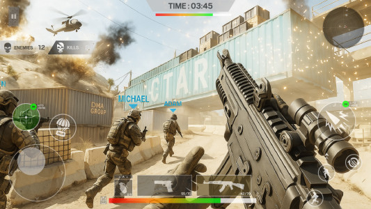 اسکرین شات 4 بازی FPS Shooting Games - Gun Games