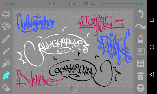 اسکرین شات 1 برنامه Calligrapher