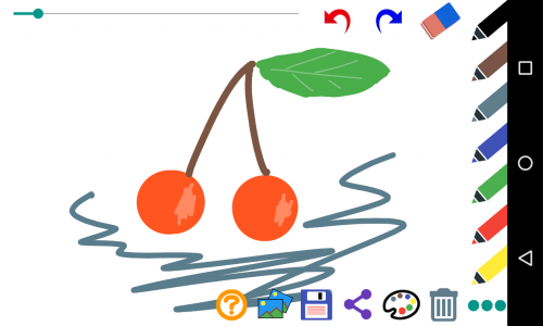 اسکرین شات 1 برنامه Paint for kids