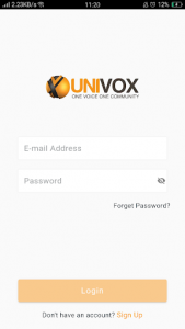 اسکرین شات برنامه Univox Community 5