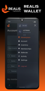 اسکرین شات برنامه Realis Wallet: Marketplace NFT 1