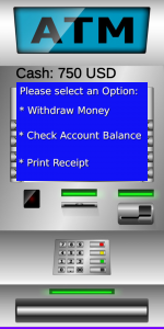 اسکرین شات برنامه ATM Cash Machine Simulator 4