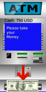 اسکرین شات برنامه ATM Cash Machine Simulator 3