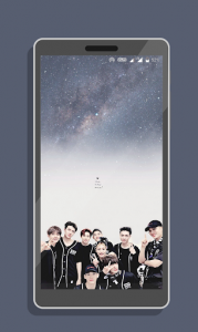 اسکرین شات برنامه EXO Wallpapers KPOP HD 6