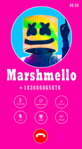 اسکرین شات برنامه Marshmello DJ Call Video & Chat Sumilator 3