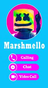 اسکرین شات برنامه Marshmello DJ Call Video & Chat Sumilator 1