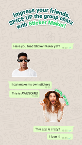 اسکرین شات برنامه Sticker maker 7