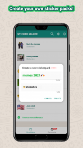 اسکرین شات برنامه Sticker maker 1