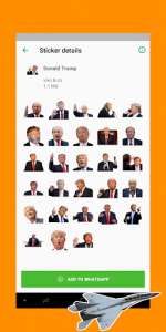 اسکرین شات برنامه World Leaders Sticker Pack 2