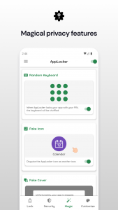 اسکرین شات 6 برنامه App Lock: Fingerprint, Pattern