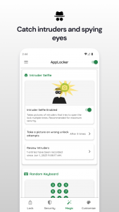 اسکرین شات 4 برنامه App Lock: Fingerprint, Pattern