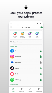 اسکرین شات برنامه AI Locker: Hide & Lock any App 1