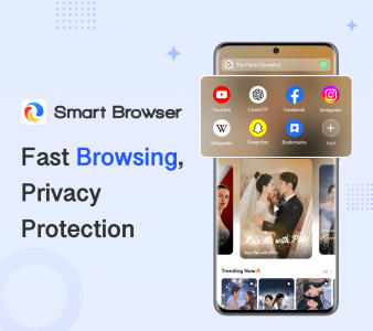 اسکرین شات برنامه Smart Browser - Shorts & Drama 1
