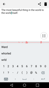 اسکرین شات 3 برنامه Speech to text