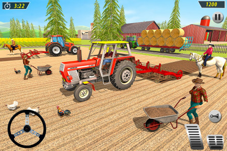 اسکرین شات بازی Ultimate Tractor Farming Games 1