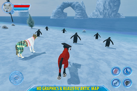 اسکرین شات بازی Arctic Wolf Sim 3D 5