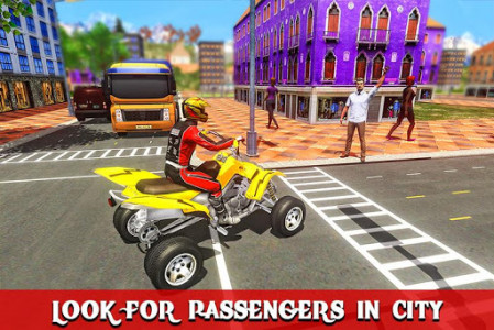 اسکرین شات بازی ATV Taxi Sim 3