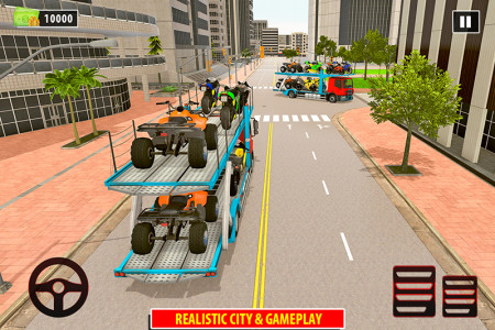 اسکرین شات بازی Moto Bike Transport Truck 4
