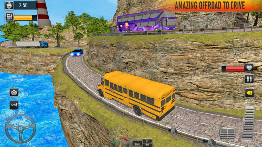 اسکرین شات بازی School Bus Coach Driving Game 5