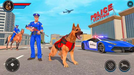 اسکرین شات برنامه Police Dog City Crime Chase 3