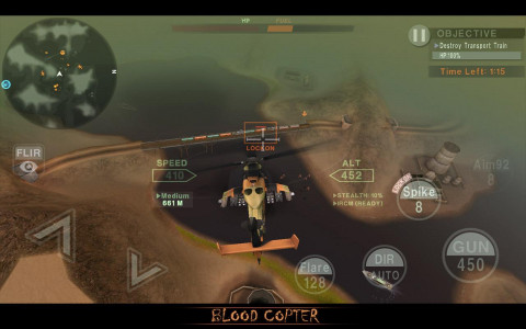 اسکرین شات بازی BLOOD COPTER 4