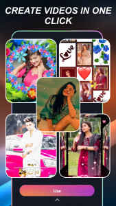 اسکرین شات 1 برنامه mAst: Music Status Video Maker