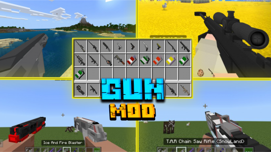 اسکرین شات برنامه Gun Mod for Minecraft 4