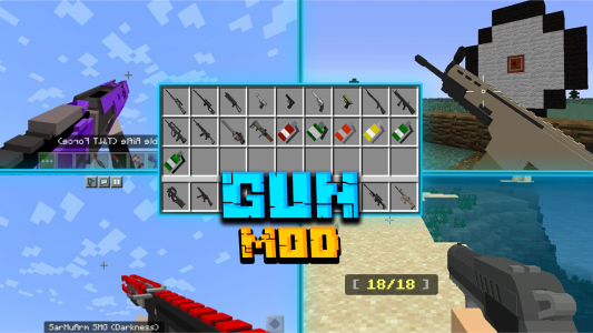 اسکرین شات برنامه Gun Mod for Minecraft 3