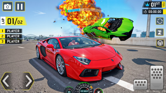 اسکرین شات بازی Mega Real Driving : Car Crash 3