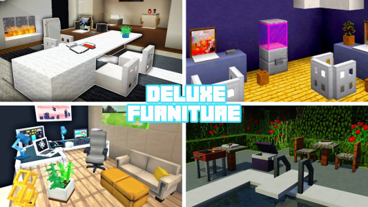 اسکرین شات برنامه Deluxe Furniture Mod for MCPE 4