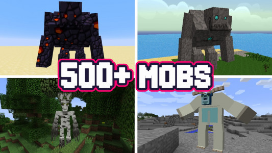 اسکرین شات برنامه 500 Mobs for Minecraft PE 3