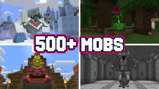 اسکرین شات برنامه 500 Mobs for Minecraft PE 1