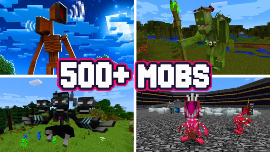 اسکرین شات برنامه 500 Mobs for Minecraft PE 2