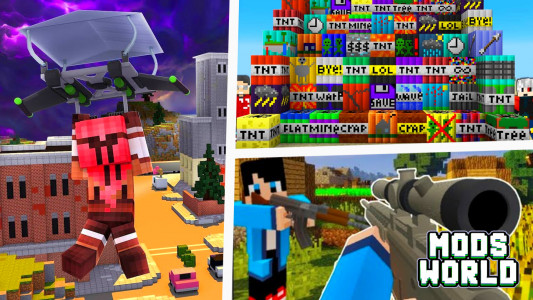 اسکرین شات برنامه Mods World for Minecraft 2