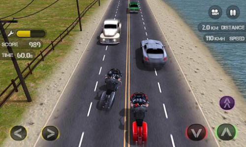 اسکرین شات بازی Race the Traffic Moto 2