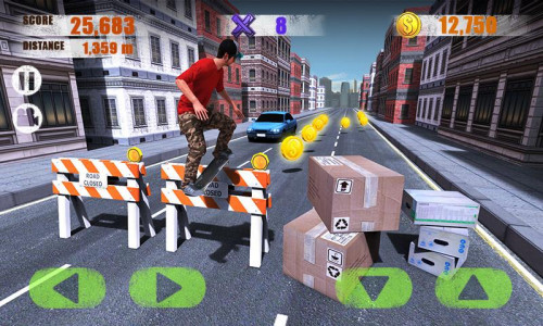اسکرین شات بازی Street Skater 3D 2