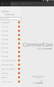 اسکرین شات برنامه Common Core 6