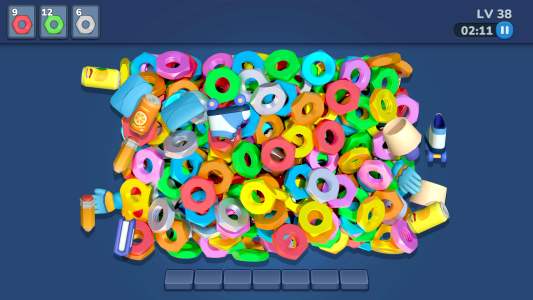 اسکرین شات 8 بازی 3D Crazy Match! Triple Tap