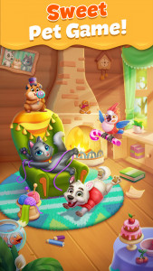 اسکرین شات بازی Pet Candy Puzzle-Match 3 games 1