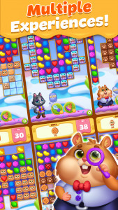 اسکرین شات بازی Pet Candy Puzzle-Match 3 games 5