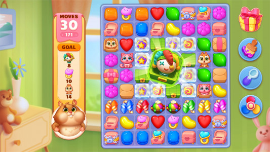 اسکرین شات بازی Pet Candy Puzzle-Match 3 games 6