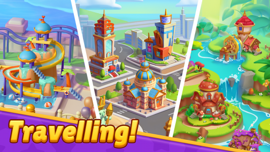اسکرین شات 6 بازی Matching Tiles: City Scape