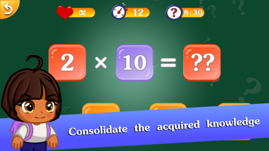 اسکرین شات 2 بازی Math: Multiply & Division