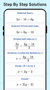 اسکرین شات 2 برنامه AI Math Scanner: Maths Solver