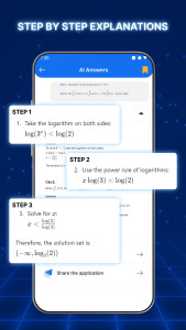 اسکرین شات 5 برنامه AI Math Tutor: Solve & Learn