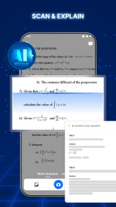 اسکرین شات 2 برنامه AI Math Tutor: Solve & Learn