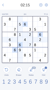 اسکرین شات 5 بازی Sudoku Master!
