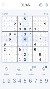 اسکرین شات 2 بازی Sudoku Master!