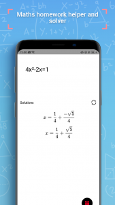 اسکرین شات برنامه CAL - Math Calculator Camera 3