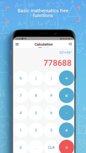 اسکرین شات برنامه CAL - Math Calculator Camera 2